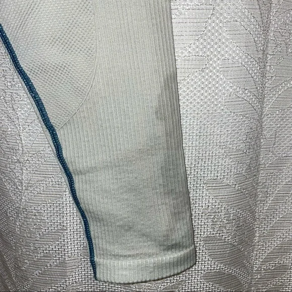 Victoria Secret PINK Tight Womens Seamless High Waist Rib Blue Leggings - Picture 6 of 6